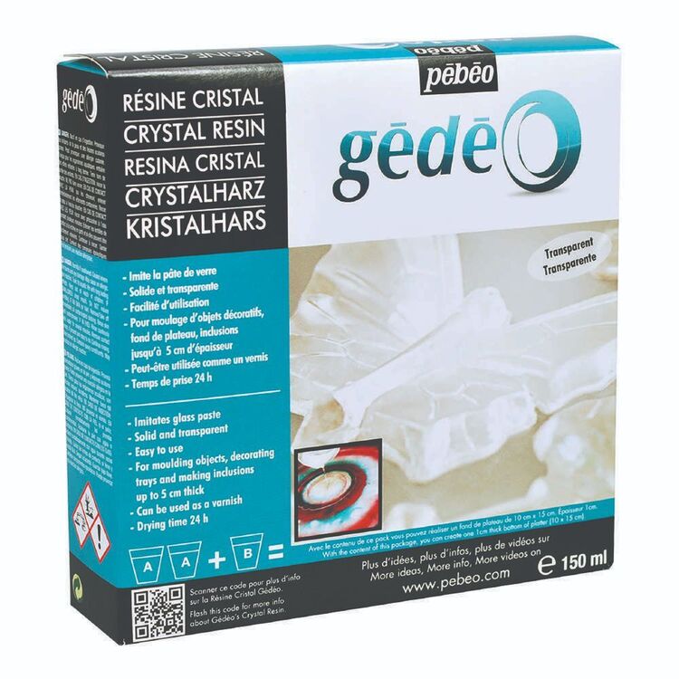 Pebeo Gedeo Crystal Resin Kit Clear 150 mL